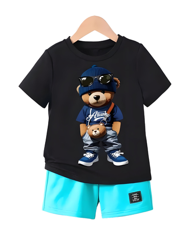 CLASSY BEAR SHORT SET
