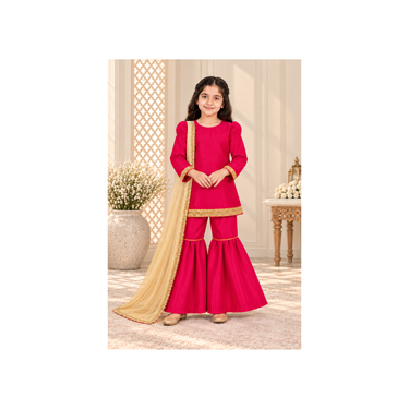 SHOCKING PINK FLARE 3-Piece Set Partyline
