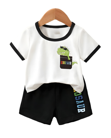 LITTLE DINO SHORT SET