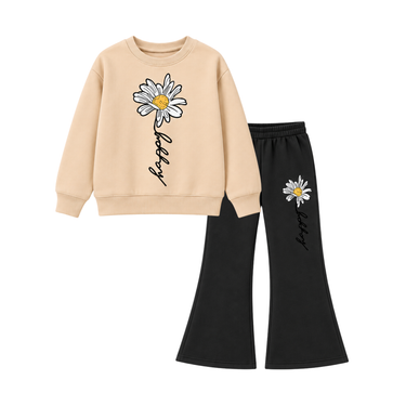 DAISY FLOWER FLEECE TRACKSUIT