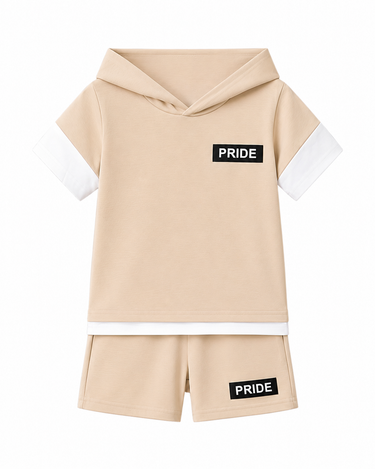 PRIDE HOODIE SHORT SET